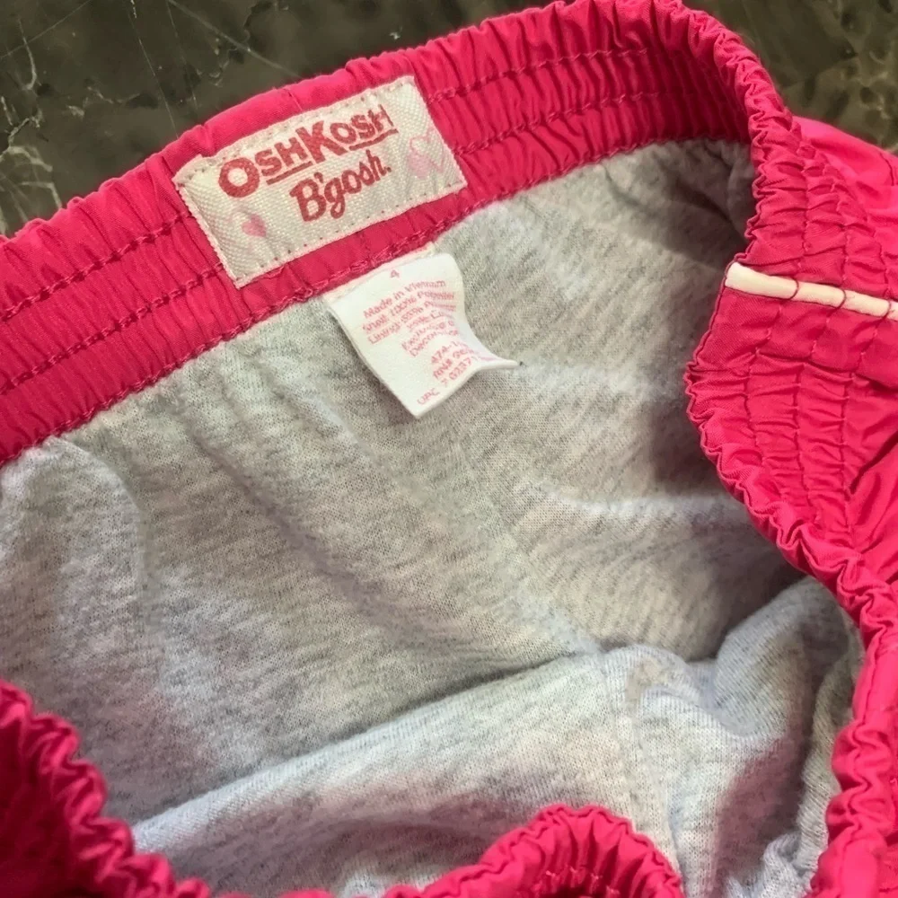 OSHKOSH B’gosh Girls size 4 Athletic pants pink